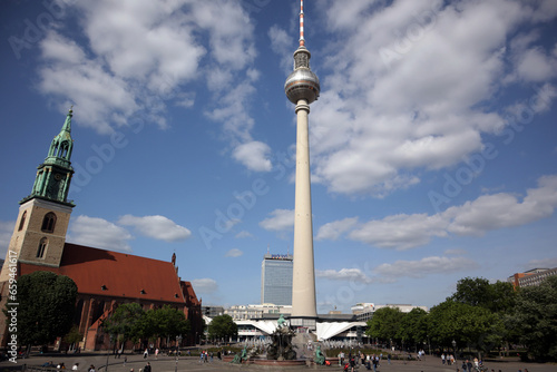 Anblick von Alexanderplatz Berlin
