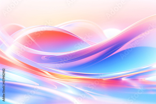 Multicolor wave on abstract gradient background, modern abstract wallpaper background design