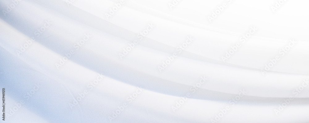 Minimalist white fabric banner background Minimalist white fabric banner background