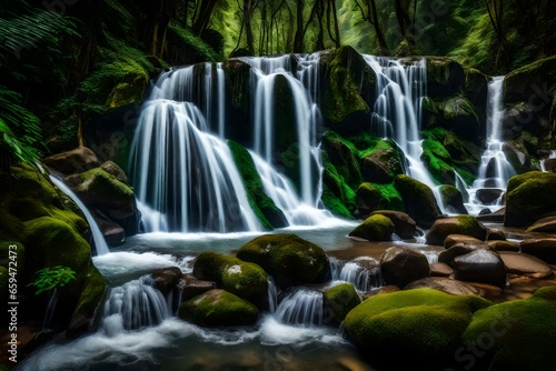 waterfall in the park