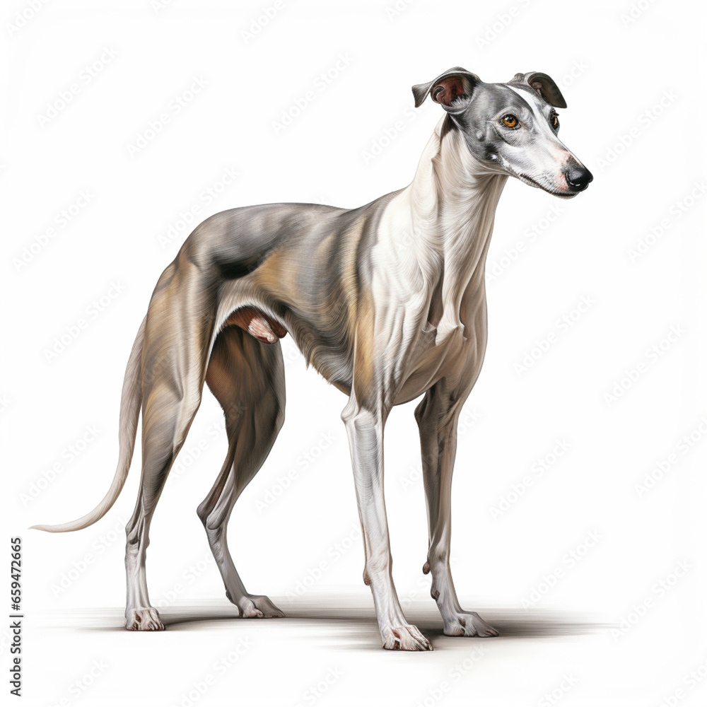 greyhound portrait greyhound portrait