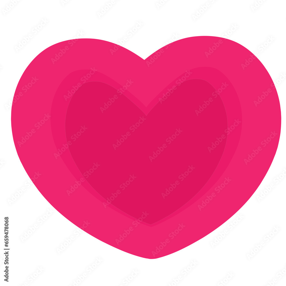 Heart-Shape and Love Icons for a Valentine's Day Celebration, Heart icon. Romantic clipart sign. Heart-Shape and Love Icons for a Valentine's Day Celebration, Heart icon. Romantic clipart sign.