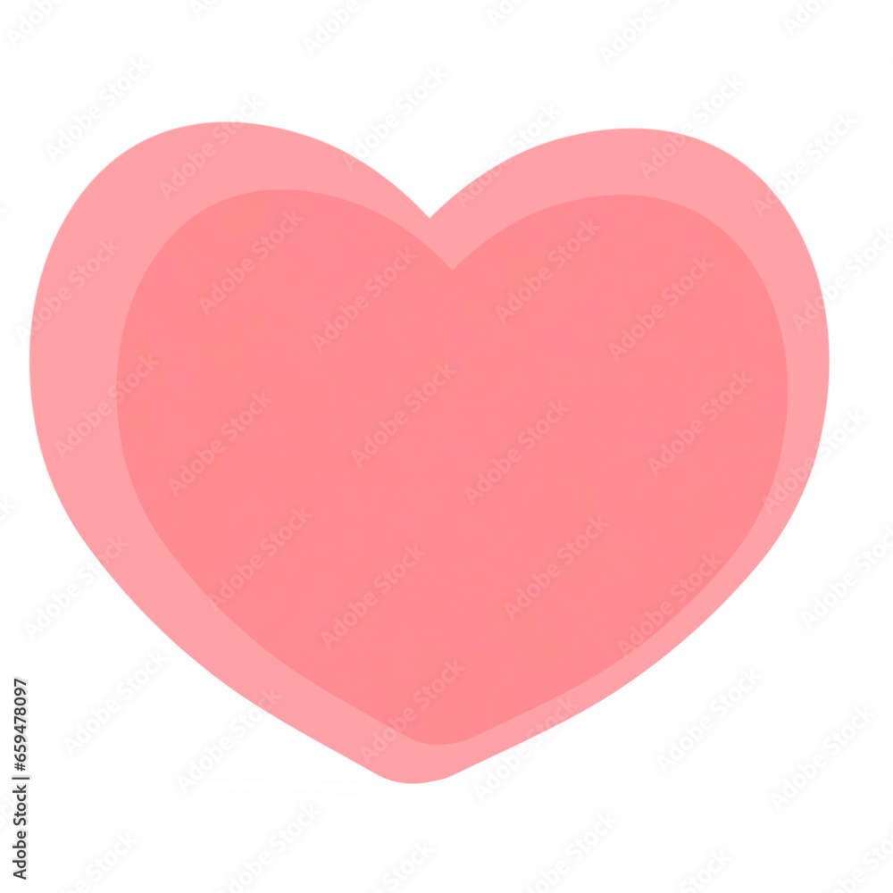 Red heart vector illustration elements (Hearts Collection) Red heart vector illustration elements (Hearts Collection)
