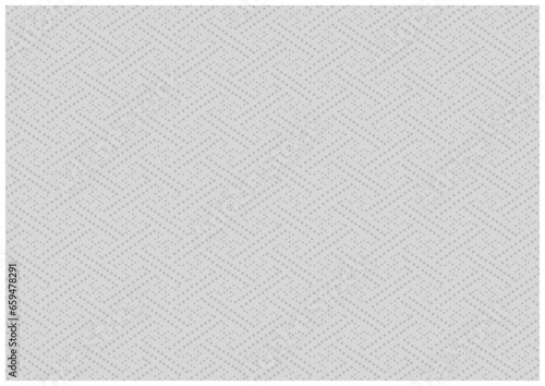 和柄_ドットの紗綾形文様のシームレスの背景（モノトーン）