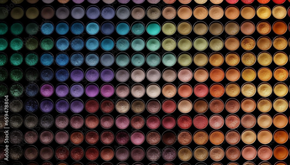 A vibrant collection of geometric shapes in bright, glowing colors generated by AI A vibrant collection of geometric shapes in bright, glowing colors generated by AI
