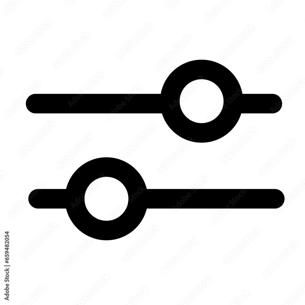 adjustment button icon on white background adjustment button icon on white background