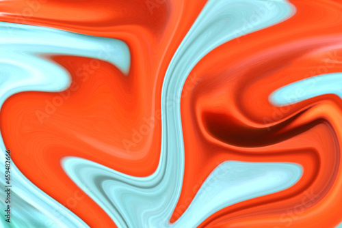 Marble ink texture acrylic painted waves texture hot tone background. pattern can used for wallpaper or skin wall tile luxurious.