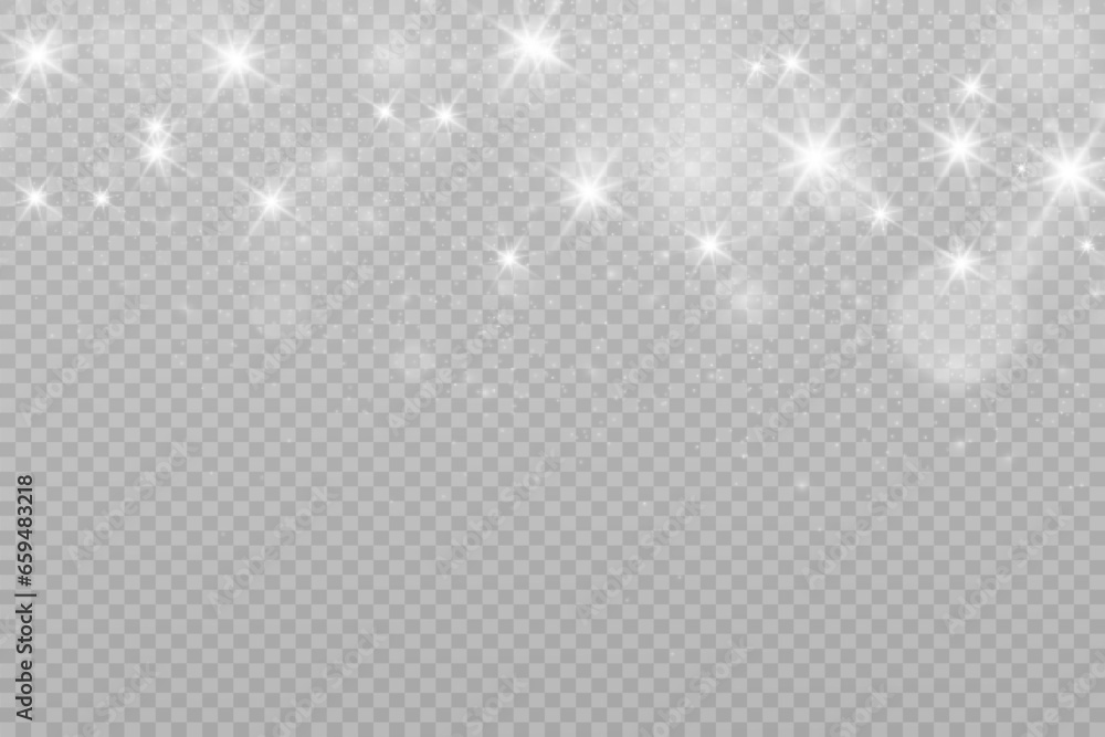 Brilliant dust vector shine. Glittering shiny ornaments for background. Vector illustration.	
