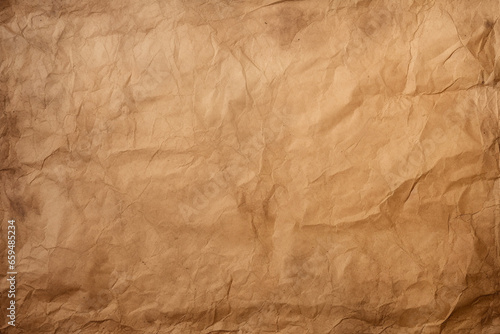 Light brown crumbled craft paper background