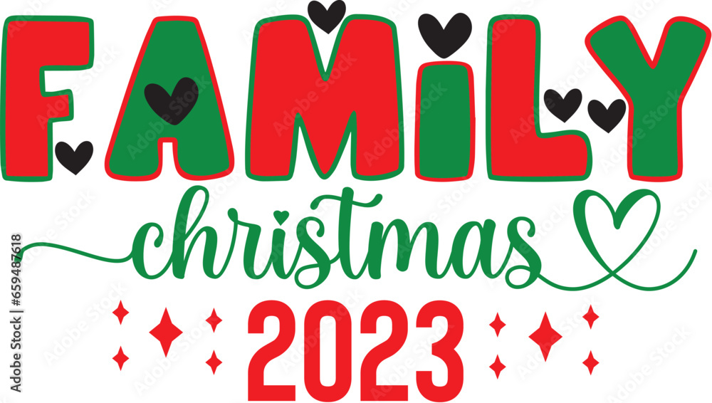 Obraz premium Christmas SVG design