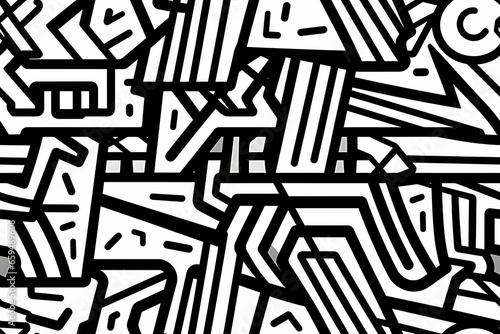 Abstract pattern from lined design background