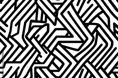Abstract pattern from lined design background