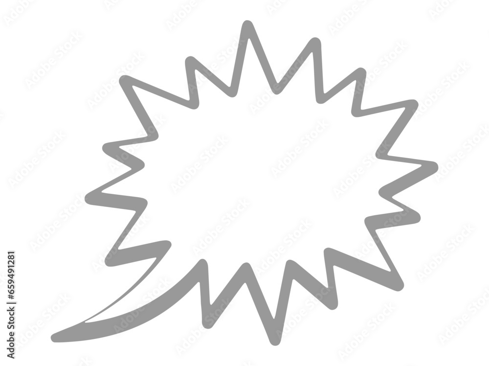 Comic Book Speech Bubble illustration Comic Book Speech Bubble illustration