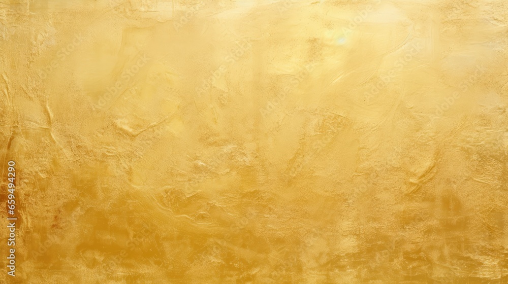Shiny gold foil texture background, Generative AI