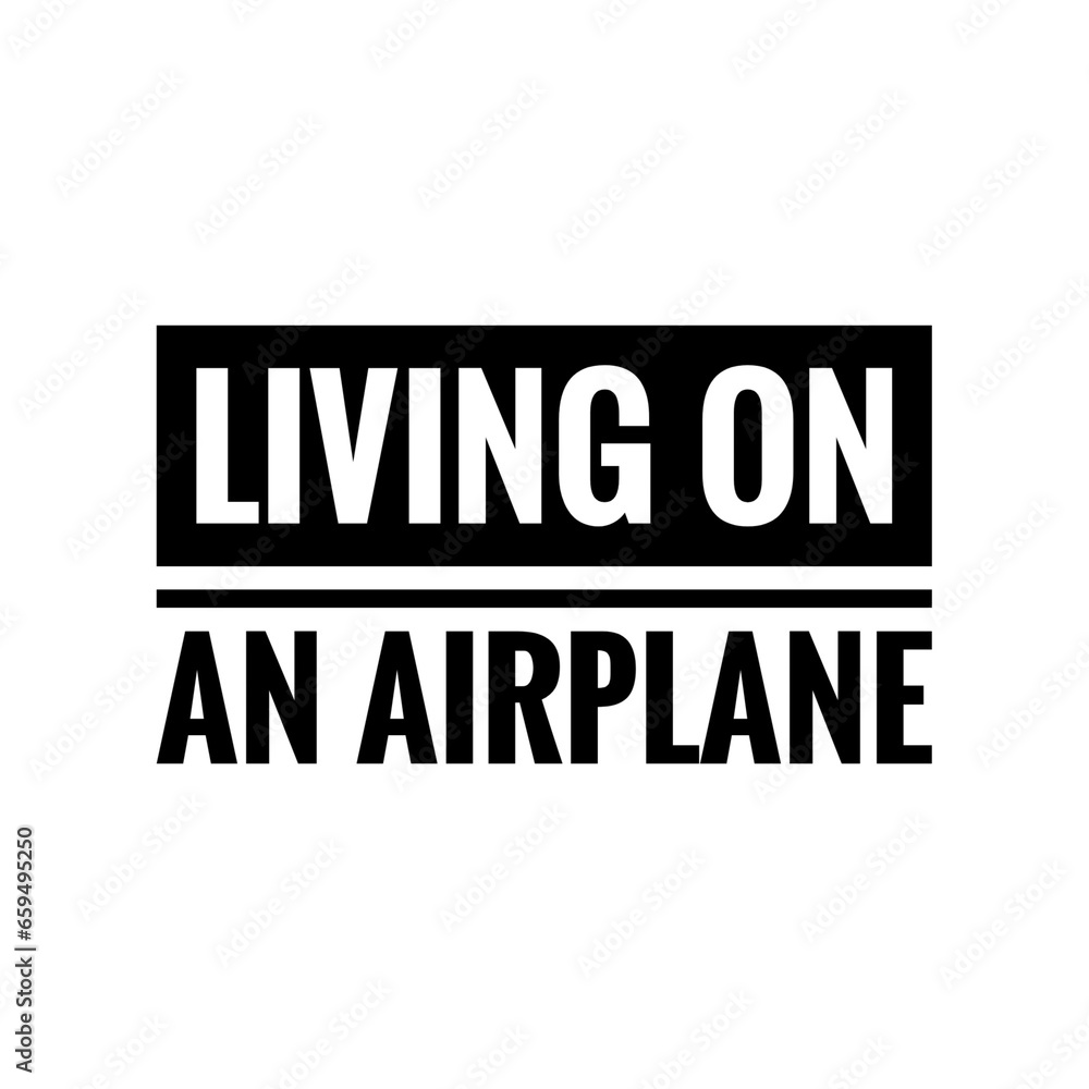 ''Airplane'' Concept Quote Illustration
