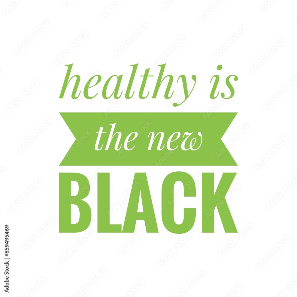 Healthiness Quote Illustration