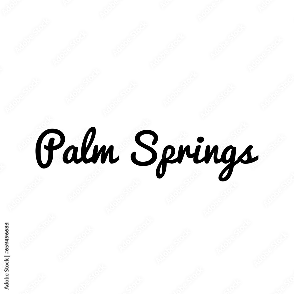 ''Palm Springs'' Quote Illustration