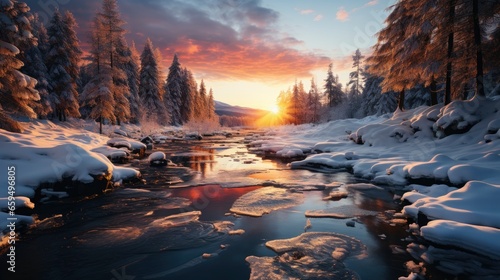 Frozen river at sunset Winter river sunset Profession 1a6e54, Background Image,Desktop Wallpaper Backgrounds, HD