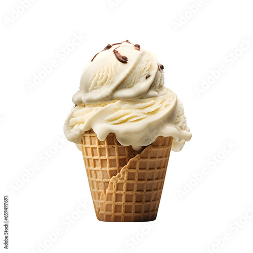 Gelato ice ream cone transparent png