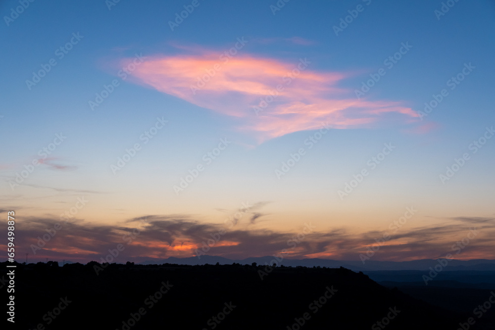 Sunset in Guadalajara, Spain Sunset in Guadalajara, Spain