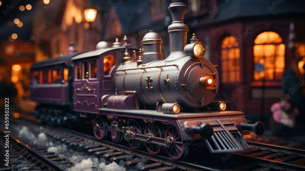 A Sinterklaas-themed holiday train set , Background Image,Desktop Wallpaper Backgrounds, HD