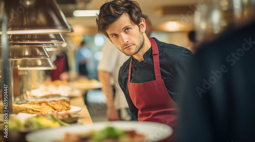 In the Kitchen: Professional Chef Uniform Available, Generative AI