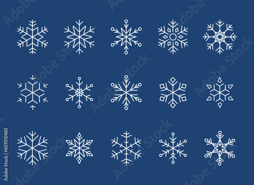Snowflakes Background. Christmas background . Winter background. 
