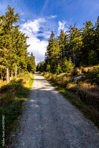 Wunderschöne Herbstwanderung durch das Fichtelgebirge im oberfränkischen Bischofsgrün - Bayern - Deutschland