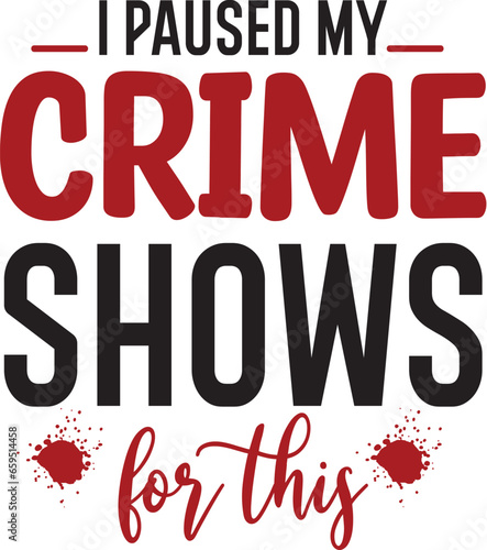 True Crime svg design
