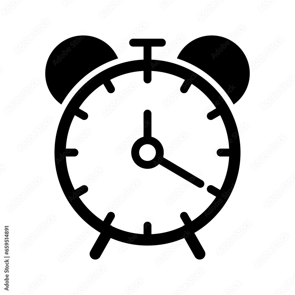 alarm clock icon vector illustration alarm clock icon vector illustration
