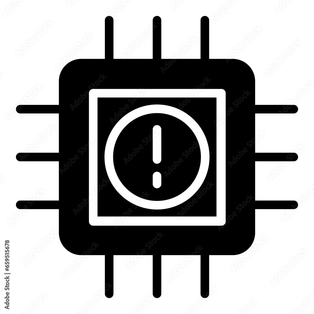 Solid Microchip info icon