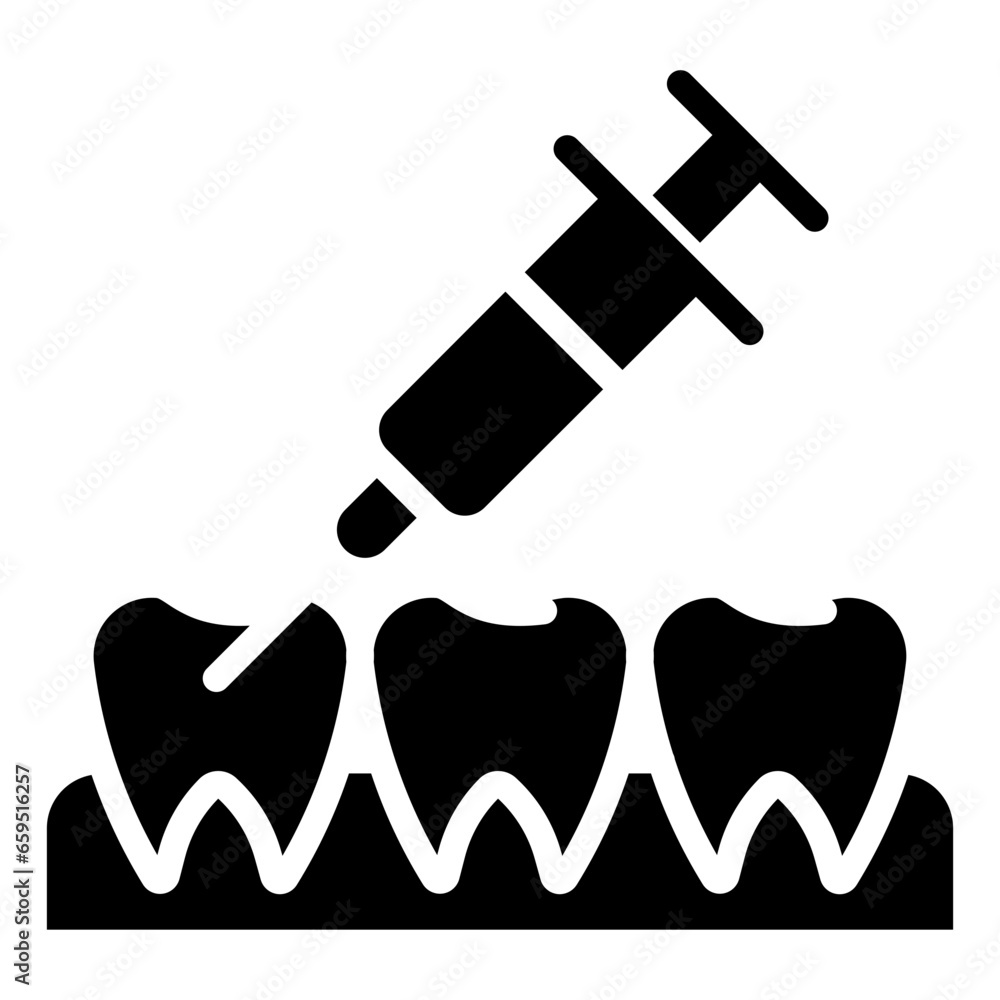 Solid Teeth Syringe icon
