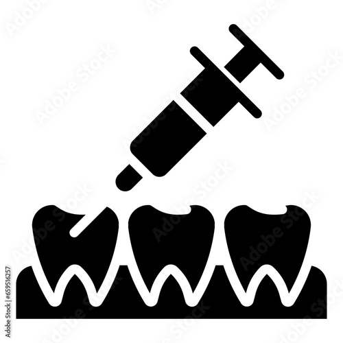 Solid Teeth Syringe icon