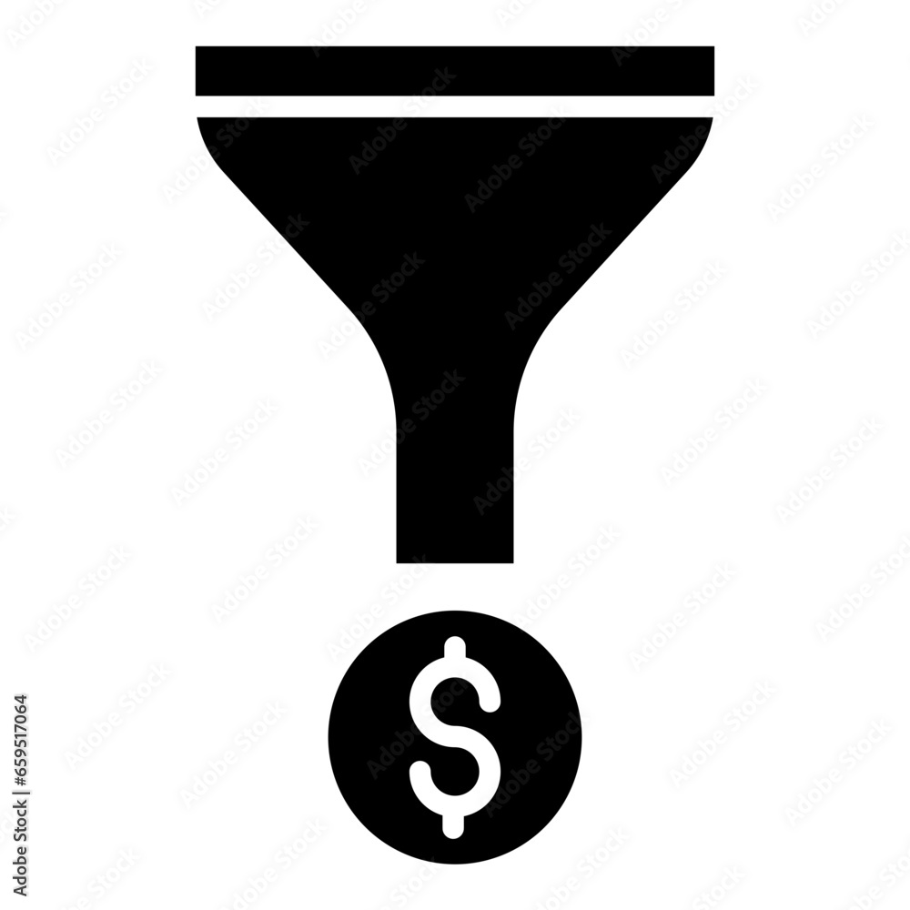 Solid Funnel icon Solid Funnel icon