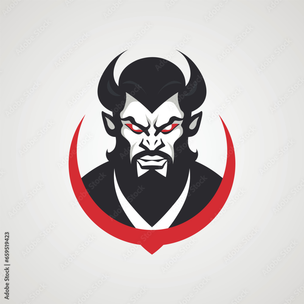 vampire devil demon evil man mascot logo design vector illustration vampire devil demon evil man mascot logo design vector illustration