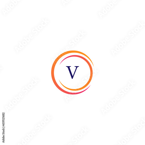 Free Download V letter logo design. V polygon, circle, triangle, hexagon, flat and simple style with  white color variation letter logo set in one artboard. V minimalist and classic logo. V latter logo, V logo, V - GFXLoad
