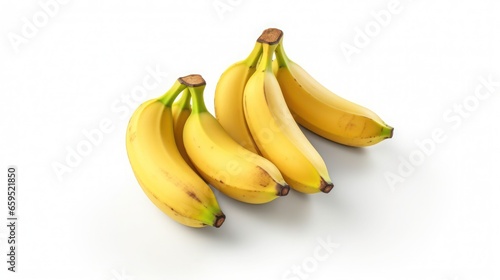 bananas isolated on white