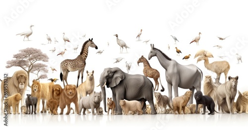 group of wild animals