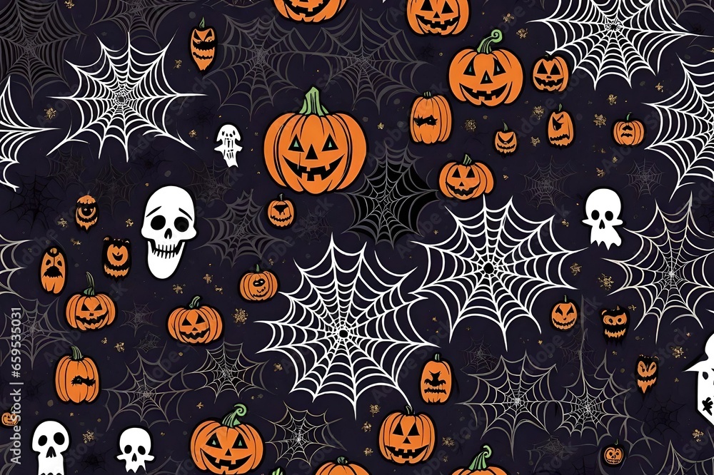 halloween seamless pattern halloween seamless pattern