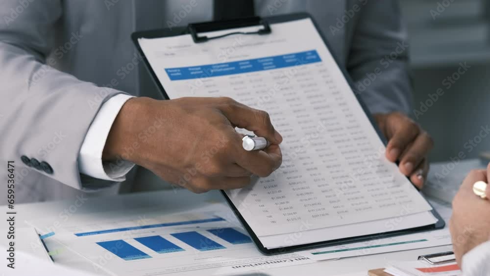 Business people analyze the graph of the company's performance to create profits and growth, Business analysis and strategy concept. Business people analyze the graph of the company's performance to create profits and growth, Business analysis and strategy concept.