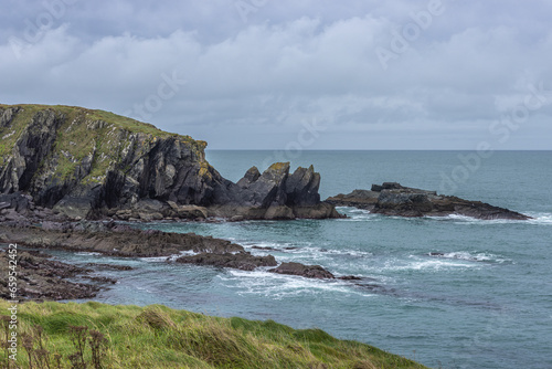 Ireland, Dundeady - October 2 2023 "Wild Atlantic Way scenic road - Galley Head"