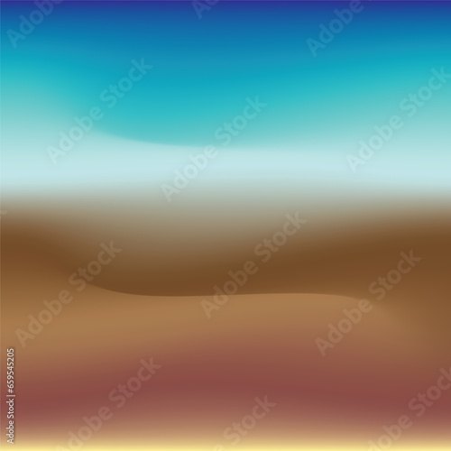 Gradient blue and brown background icon