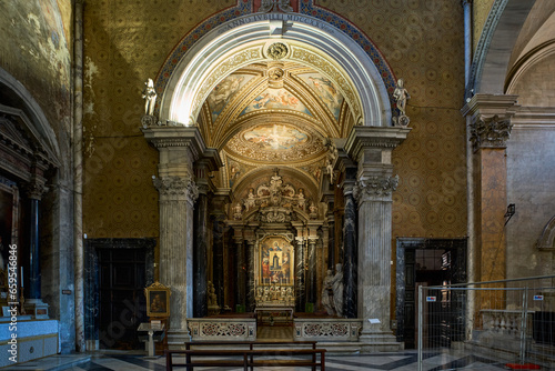 Cappella San Domenico  largest chapel of Santa Maria sopra Minerva church in Rome  Italy 