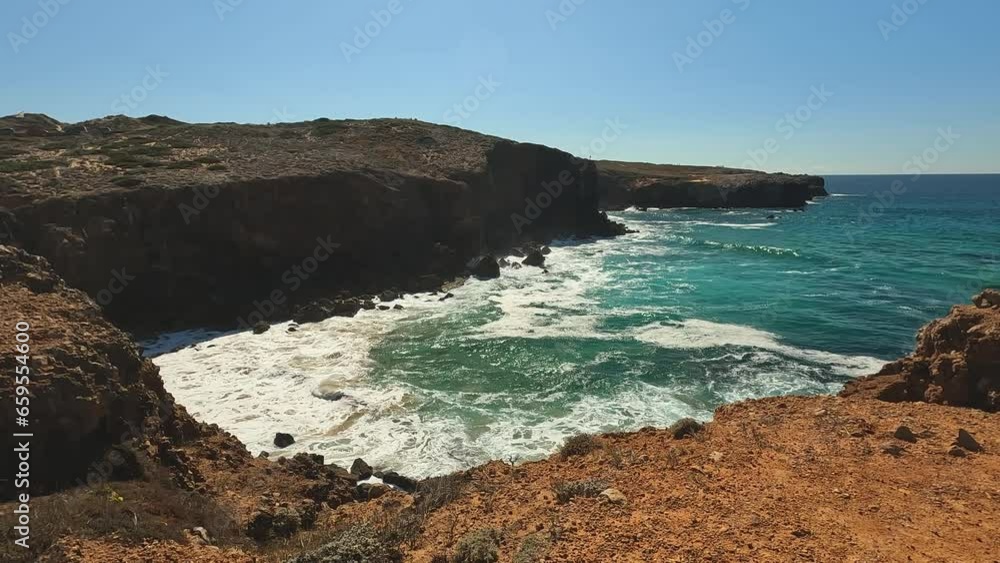 cliffs on the coast of Portugal cliffs on the coast of Portugal