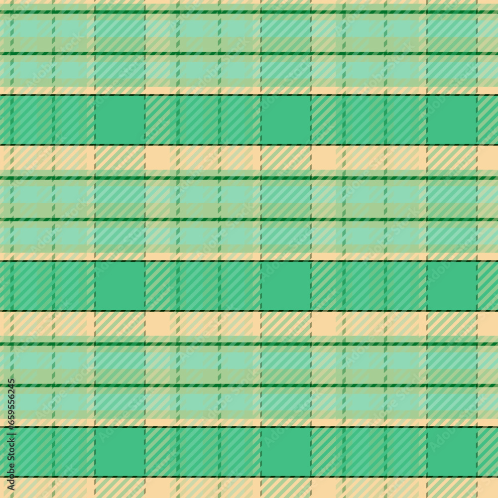 Seamless pattern in green colors plaid yellow background tartan Seamless pattern in green colors plaid yellow background tartan