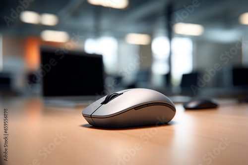 Technology work mouse office keyboard white desktop business workplace black computer