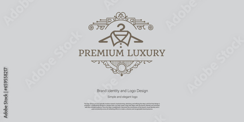 luxury fashion and style logo design for graphic designer or web developer