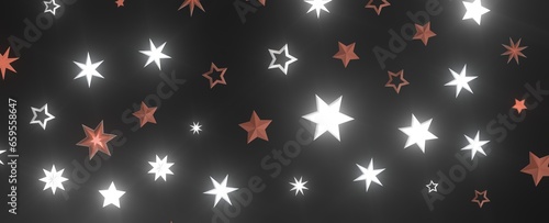 XMAS stars. Confetti celebration, Falling golden abstract decoration for party, birthday celebrate,