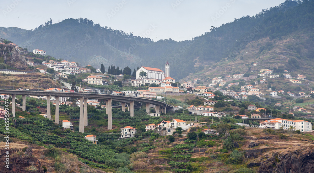 Panoramic landscape of Madeira island, Portugal