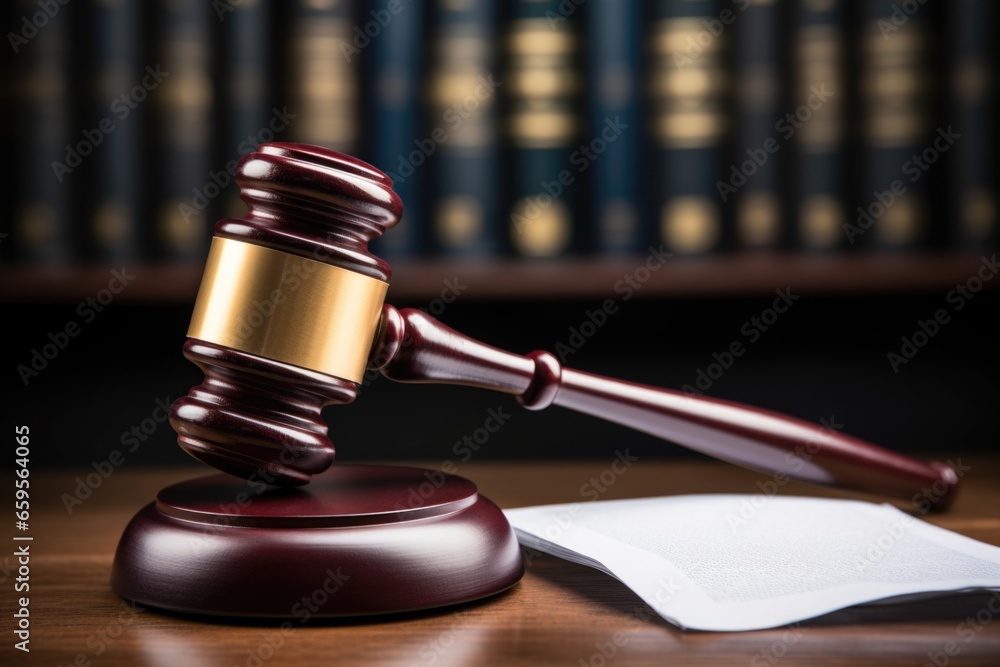 a gavel next to a paper marked defamation case a gavel next to a paper marked defamation case